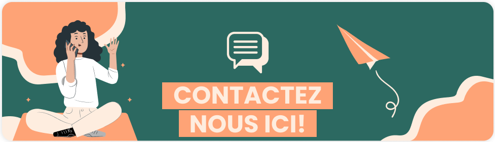 Contactez-nous - Illustration avec une personne au téléphone